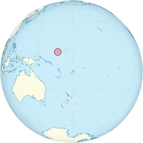 Description de l'image Nauru_on_the_globe_(Polynesia_centered).svg.