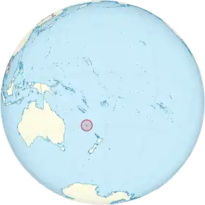 Description de l'image Norfolk Island on the globe (small islands magnified) (Polynesia centered).svg.