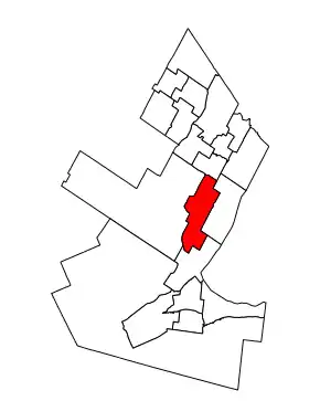 Carte de la circonscription