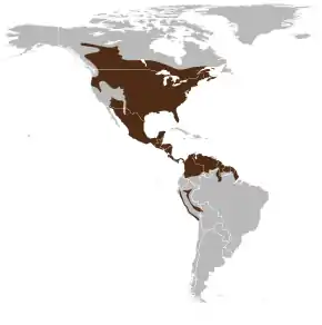 Description de l'image Odocoileus virginianus map.svg.