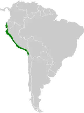 Description de l'image Sturnella bellicosa map.svg.