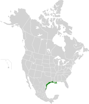 Description de l'image Western Gulf Coastal Grasslands map.svg.