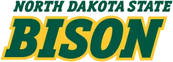 Description de l'image North Dakota State Bison wordmark.svg.