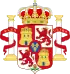 Description de l'image Lesser Royal Coat of Arms of Spain (1700-1868 and 1834-1930) Pillars of Hercules Variant.svg.