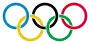 Description de l'image Olympic rings with white rims.svg.