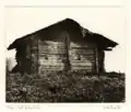 Cabane à Villars, photogravure 1984