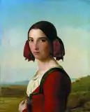 Léopold Robert, Jeune fille de Sezze, 1831, Musée des beaux-arts de La Chaux-de-Fonds