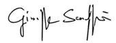 signature de Giuseppe Scaraffia