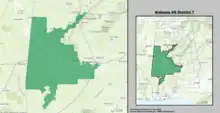 Description de l'image Alabama US Congressional District 7 (since 2013).tif.