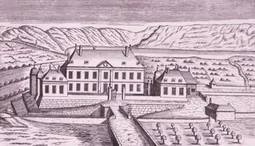 Château en 1744.