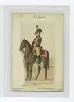 Armée des patriotes pendant la Révolution brabançonne: dragon du régiment de Tongerloo (1789)