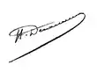 Signature de Henri Détailleur
