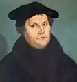 Martin Luther en 1533 par Lucas Cranach l'Ancien