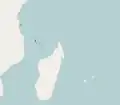 Aire de répartition de la Roussette des Seychelles