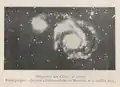 Galaxie du Tourbillon le 30 juillet 1897 par l'observatoire de Meudon.