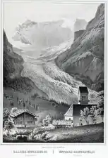 Le glacier de Grindelwald
