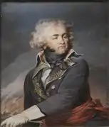 Portrait en couleur d'un officier napoléonien.