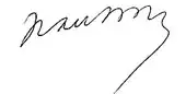 signature de Jean Roche (recteur)
