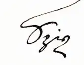signature de Johann Baptist von Spix