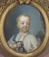 Portrait du prince Gustave-Adolphe, 1779, par Gustaf Lundberg