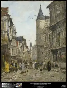 Rue Saint-Romain, RouenWilliamstown, Clark Art Institute