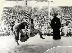 combat de judo en 1935.