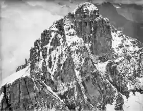 Sommet du Gspaltenhorn photographié vers 1930 par Eduard Spelterini.