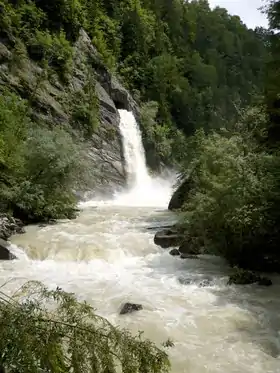 Vue des gorges.