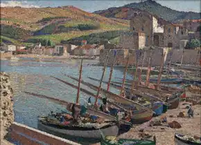 Barques à Collioure; 1920