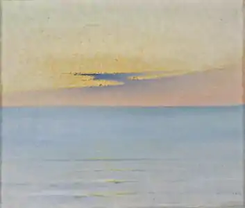 Coucher de soleil sur la mer (vers 1914), Stockholm, Nationalmuseum.