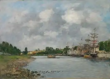 Vue sur le port de Saint-Valery-sur-Somme, 1891Cleveland Museum of Art