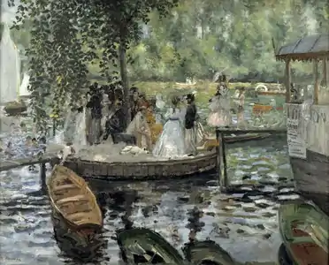 La Grenouillère par Pierre-Auguste Renoir(Nationalmuseum).