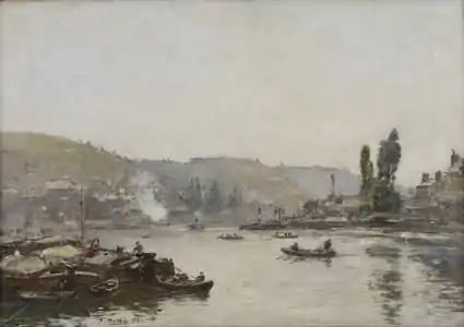 La Seine à RouenBuffalo, galerie d'art Albright-Knox