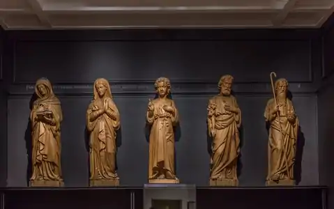 Ensemble sculpté de la Sainte Famille, 1888-1889, Collection Musée national des beaux-arts du Québec.