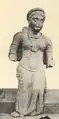 Sculpture de femme de l'antique Braj-Mathura v. IIe siècle av. J.-C.