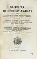 Raccolta di Osservazioni sulle assicurazioni marittime par Giuseppe Lazzaro Morpurgo, 1830. (Cliquer pour feuilleter)