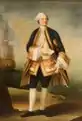 Portrait de Sir Edward Hughes, 1761 (Londres, National Maritime Museum)