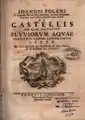 De Castellis per quae derivantur Fluviorum aquae (1718)