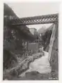 Göschenen, construction du nouveau pont, photo prise le 19 juin 1919.