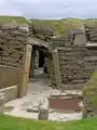 Le village de Skara Brae est constitué de plusieurs groupes de maisons reliées entre elles par des passages.