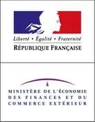 Logo du ministère de l’Economie des Finances et du Commerce extérieur de 2012.