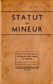 Couverture du Statut du mineur.