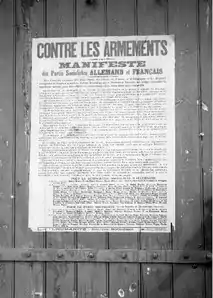 L'affiche pacifiste.