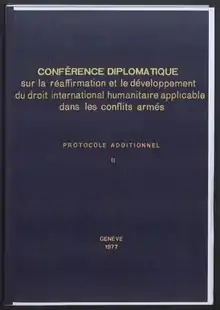 Description de l'image Geneva Conventions Protocol additional II of 1977-06-08 (en) - CH-BAR - 29356589.pdf.