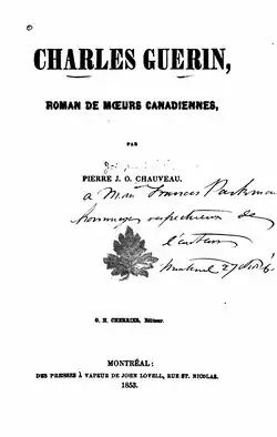 Image illustrative de l’article Charles Guérin (roman)