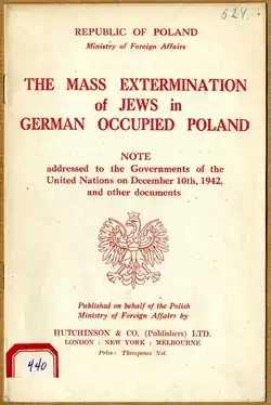Image illustrative de l’article The Mass Extermination of Jews in German Occupied Poland