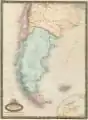 Carte française de 1862 : la Patagonie et la Terre de Feu sont Res nullius, bien que la Patagonie soit revendiquée par l'Argentine.